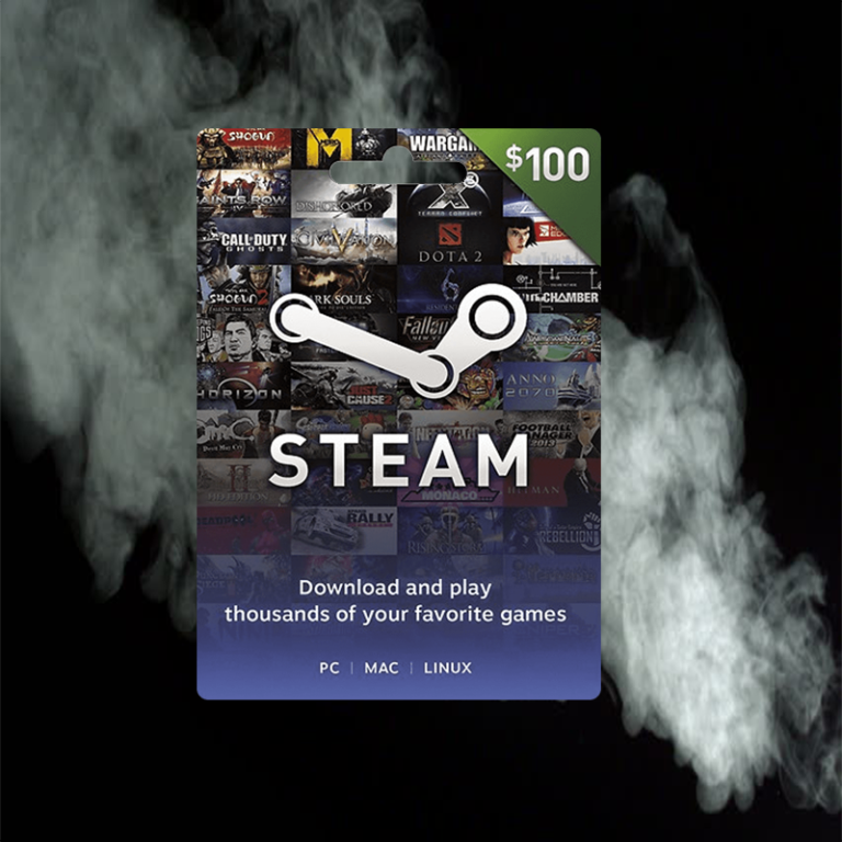 Steam Card 100 (US) Games Advisor for Ps5, PlayStation 4 ps4, Xbox