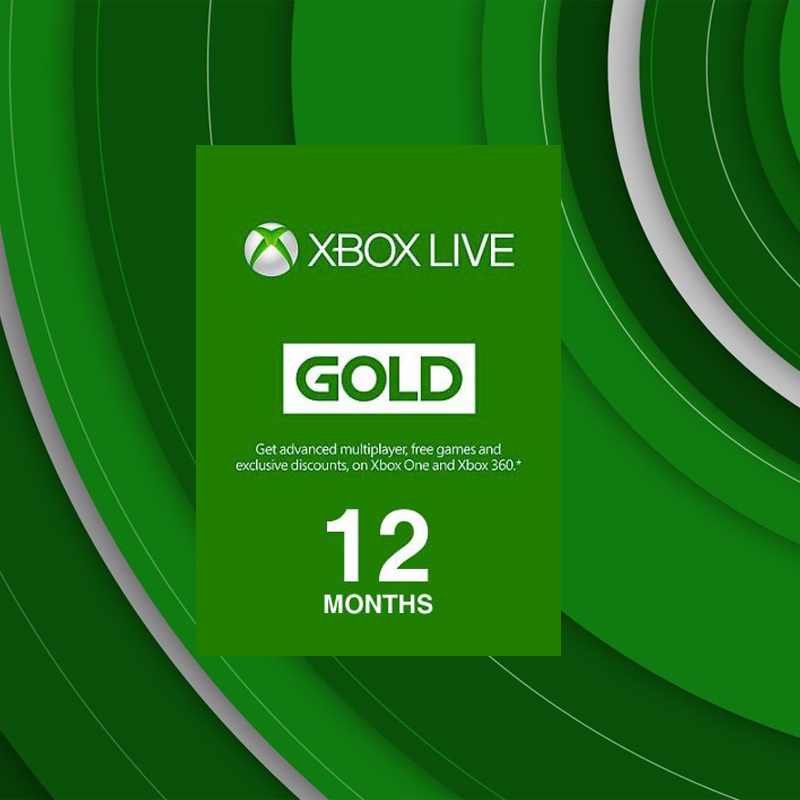 xbox gold one year